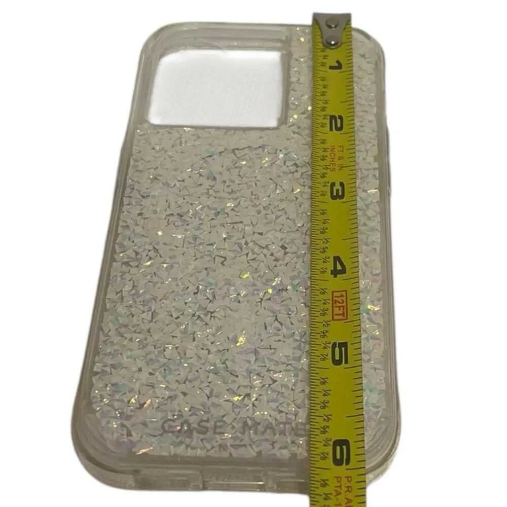 iPhone 14 Pro Max Case Mate Glitter MagSafe Clear Sparkle Y2K Style Cover Case